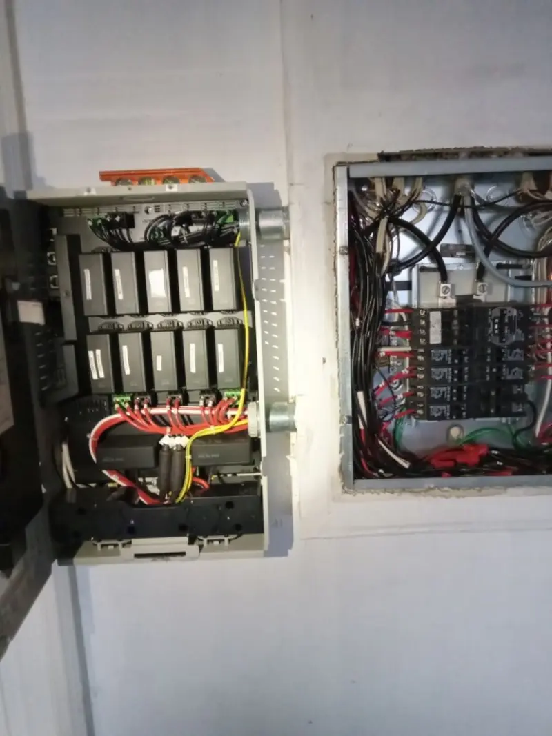 Electrical panel upgrade completed for Ring Doorbell Installation in Hurricane
